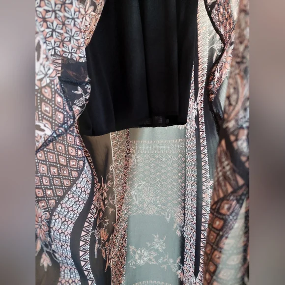 Sheer Floral Maxi Dress NWOT - Picture 4 of 5